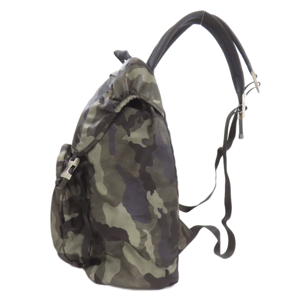 Prada camouflage pattern backpack/daypack made of nylon material for women [Used] [PRADA] 3