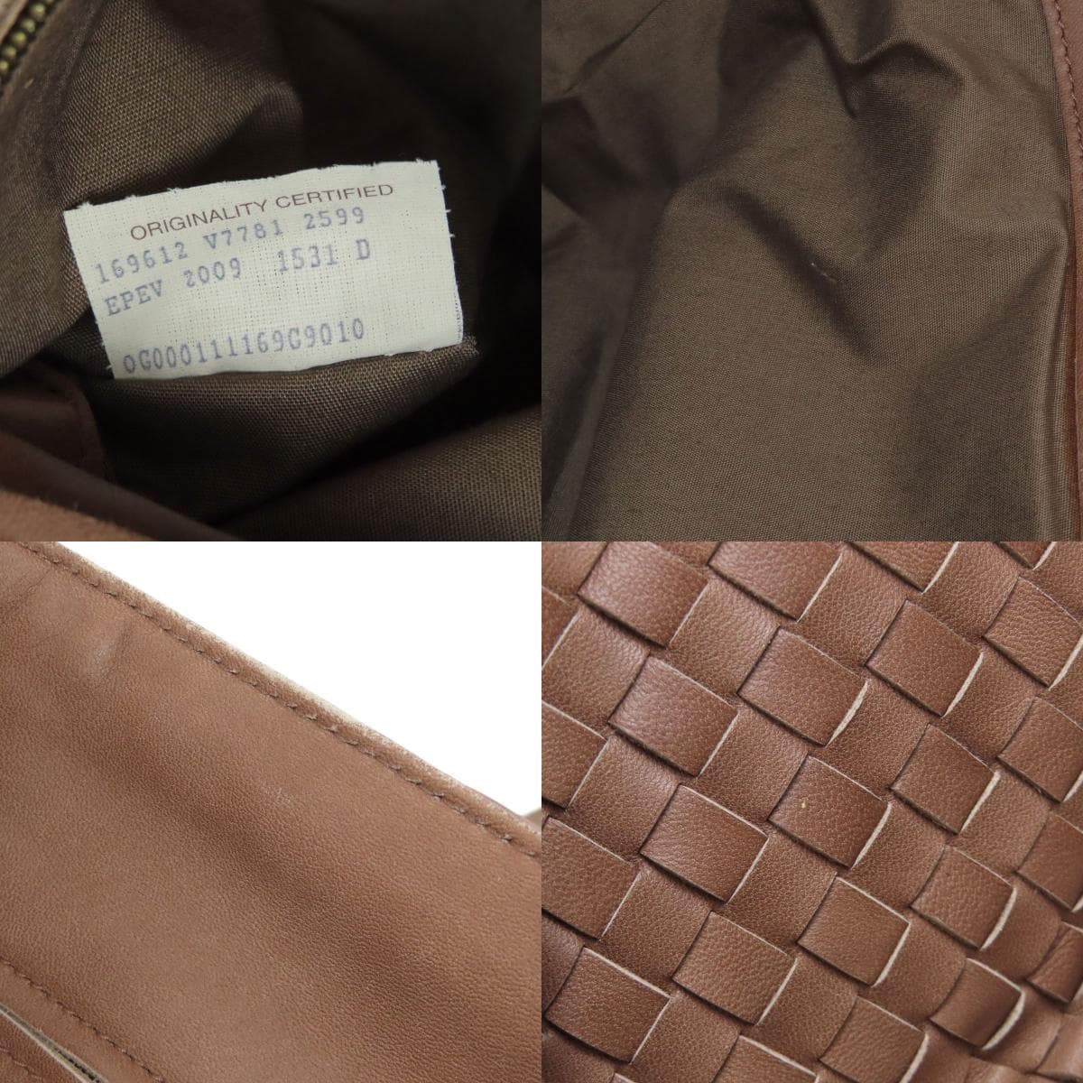 Bottega Veneta Intrecciato Handbag Calf Leather for Women [Used] [BOTTEGA VENETA] 7