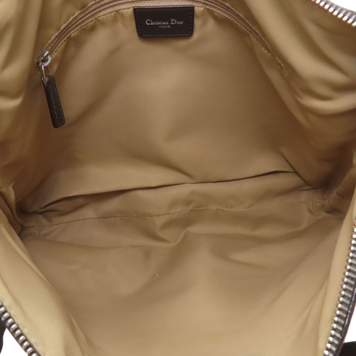 Christian Dior Trotter Pattern Shoulder Bag Canvas/Leather Ladies [Used] [CHRISTIAN DIOR] 5