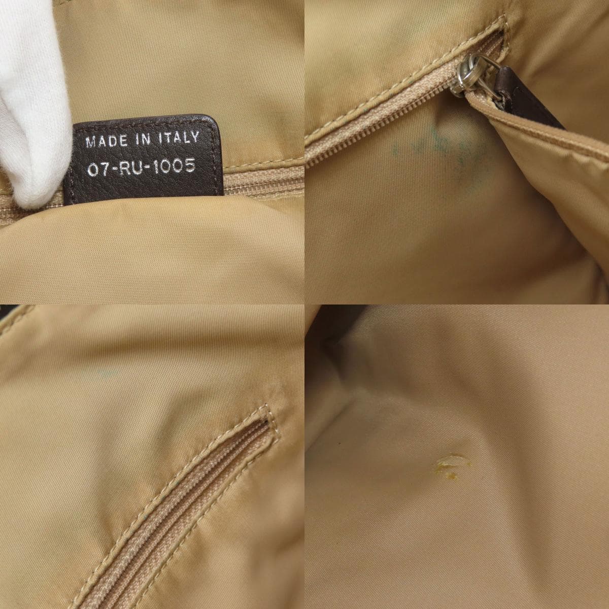 Christian Dior Trotter Pattern Shoulder Bag Canvas/Leather Ladies [Used] [CHRISTIAN DIOR] 7