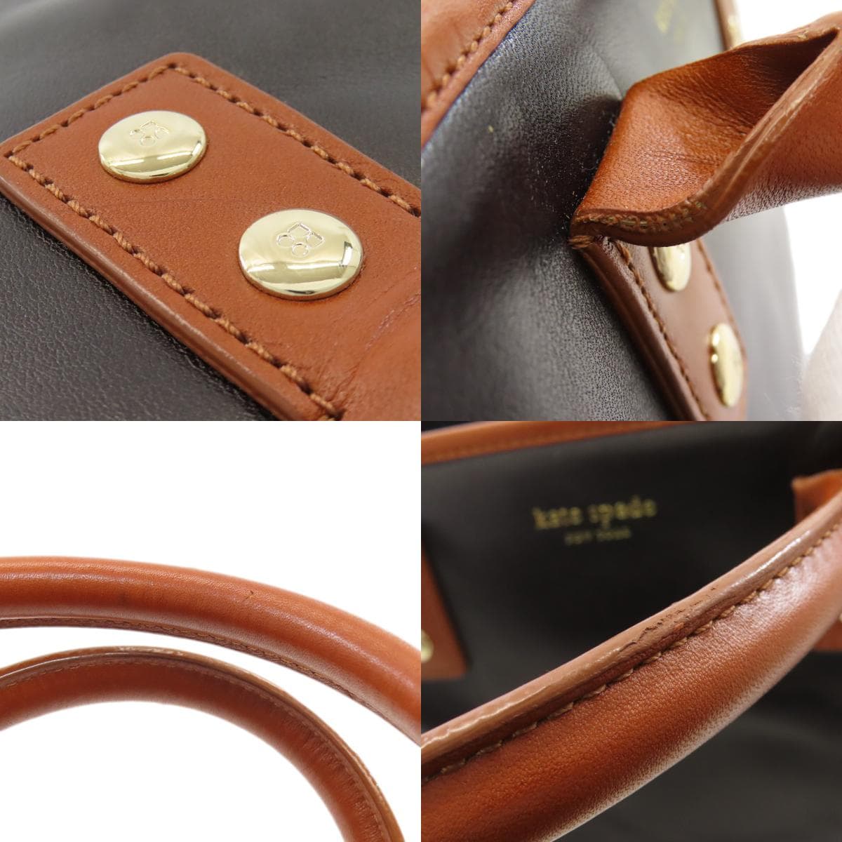 Kate Spade Logo Handbag Leather Ladies [Used] [kate spade] 9