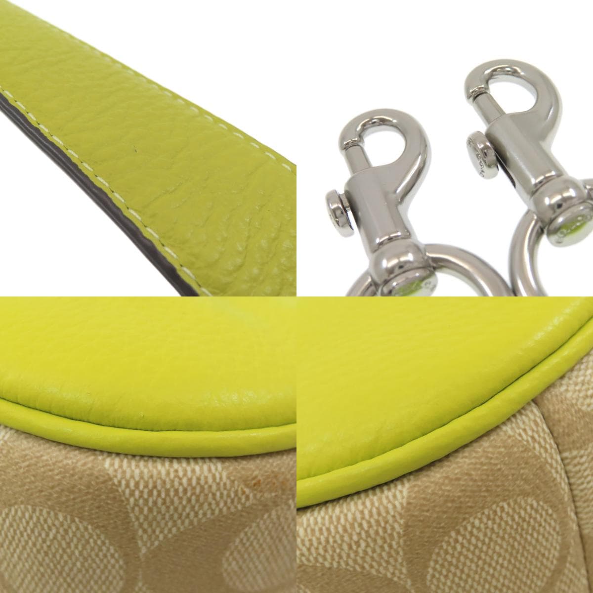 Coach CJ590 Terry Signature 2WAY Handbag Leather Ladies [Used] [COACH] CJ590 9