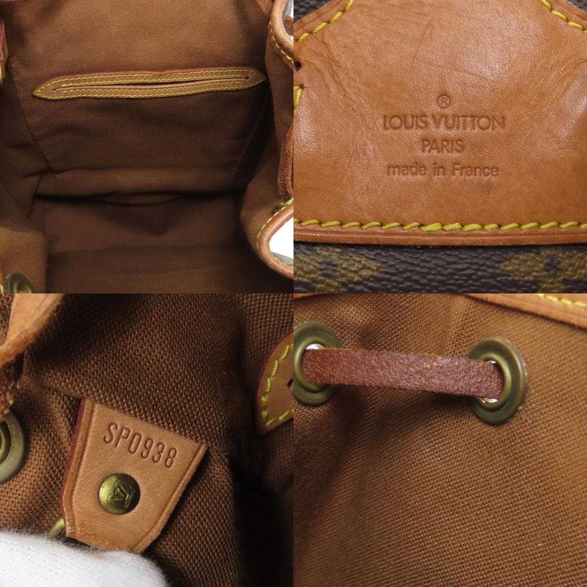 Louis Vuitton M51136 Montsouris MM Backpack/Daypack Monogram Canvas for Women [Used] [LOUIS VUITTON] M51136 5