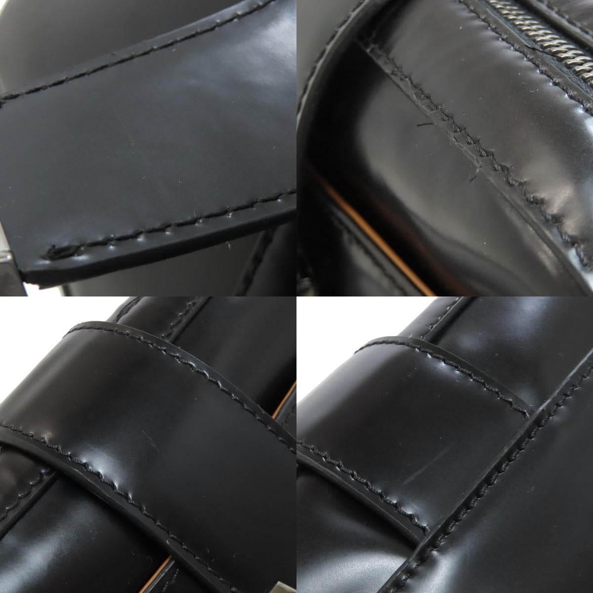 Versace Logo Shoulder Bag Leather Women's [Used] [VERSACE] 7