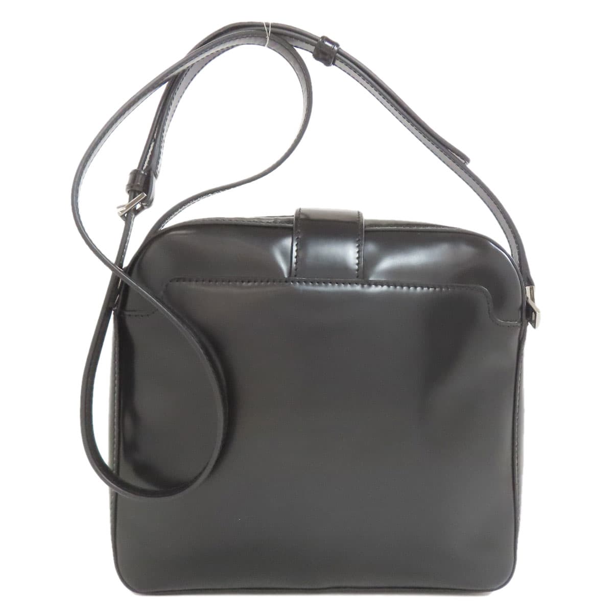 Versace Logo Shoulder Bag Leather Women's [Used] [VERSACE] 2