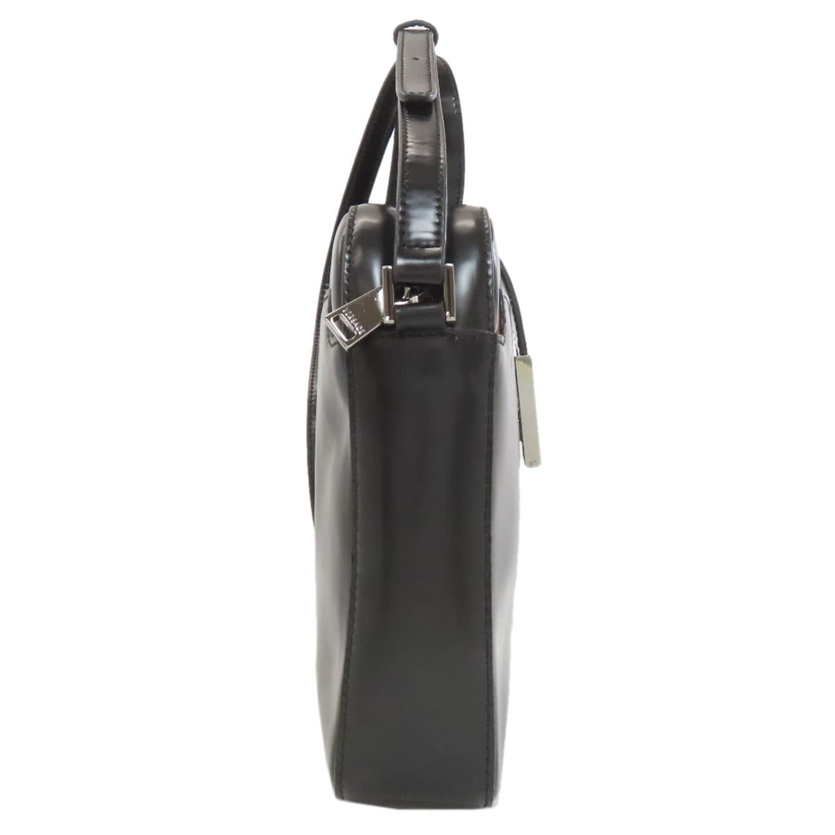 Versace Logo Shoulder Bag Leather Women's [Used] [VERSACE] 3