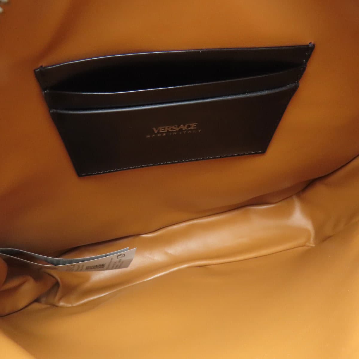 Versace Logo Shoulder Bag Leather Women's [Used] [VERSACE] 5