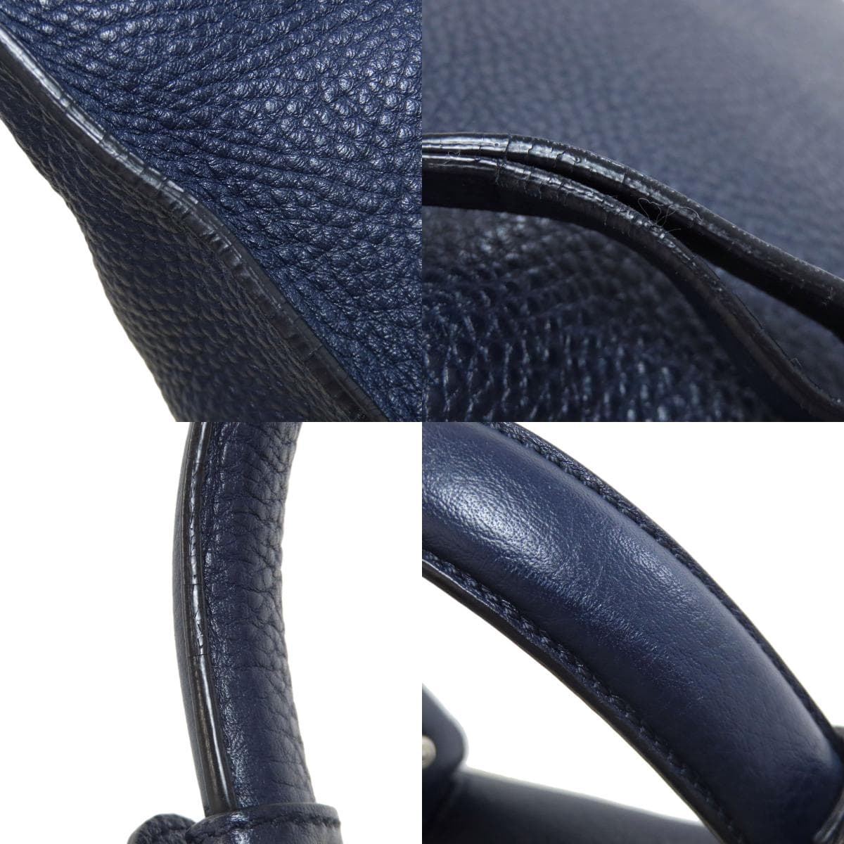 Salvatore Ferragamo Gancini Hardware 2WAY Handbag Leather Ladies [Used] [Salvatore Ferragamo] 8