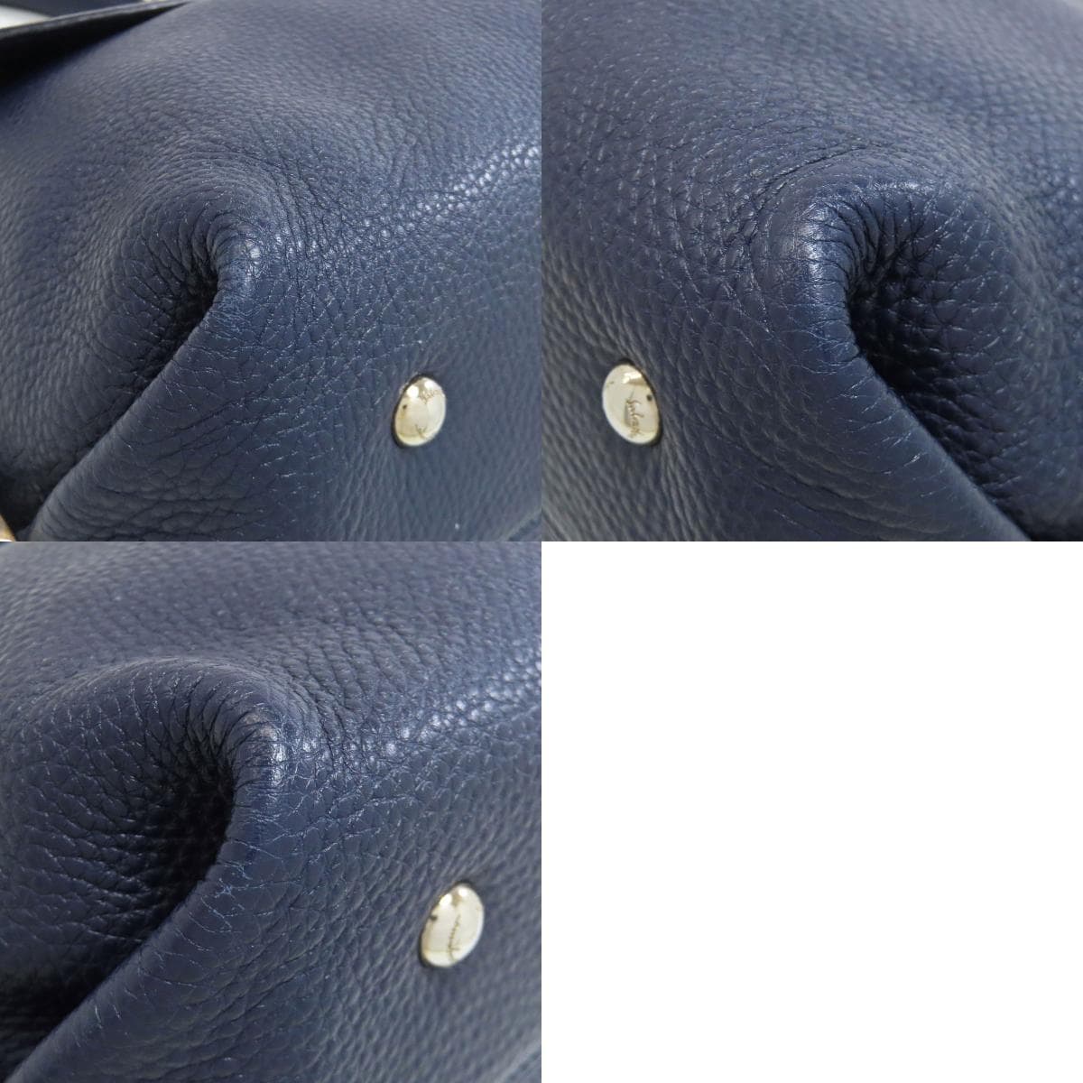 Salvatore Ferragamo Gancini Hardware 2WAY Handbag Leather Ladies [Used] [Salvatore Ferragamo] 10