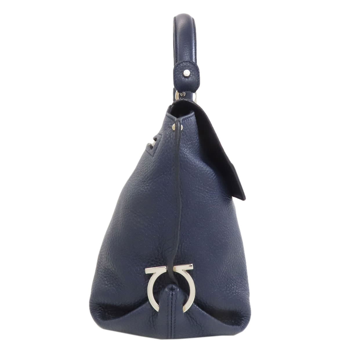 Salvatore Ferragamo Gancini Hardware 2WAY Handbag Leather Ladies [Used] [Salvatore Ferragamo] 3