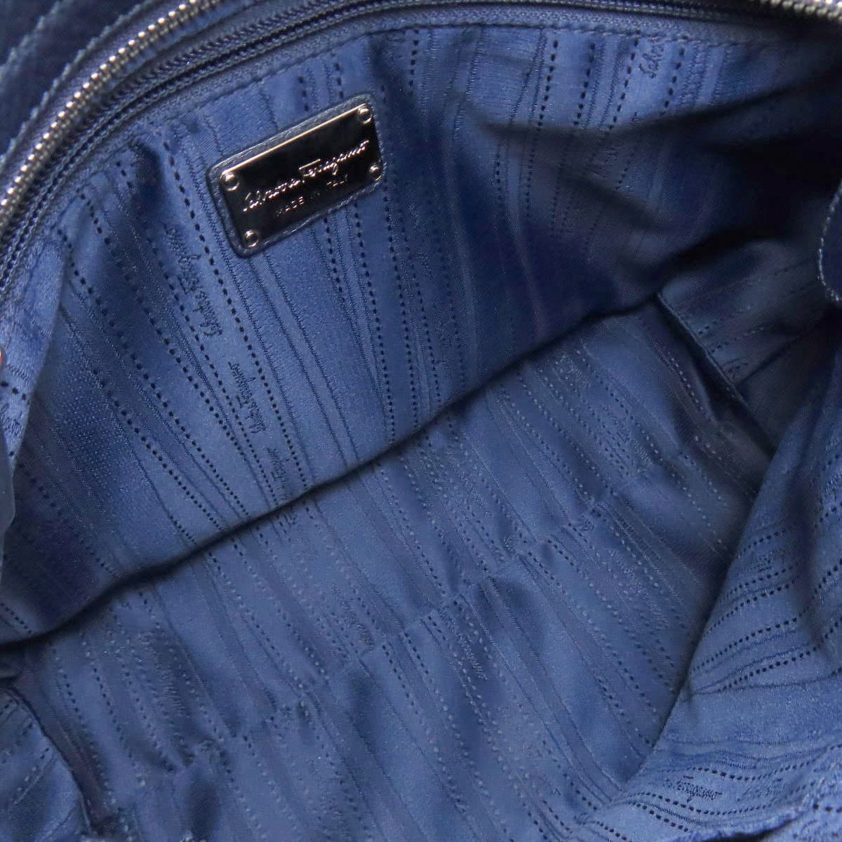 Salvatore Ferragamo Gancini Hardware 2WAY Handbag Leather Ladies [Used] [Salvatore Ferragamo] 5