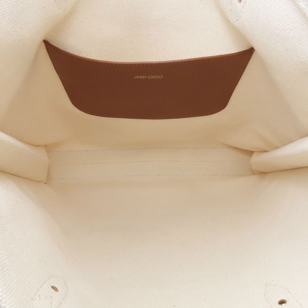 Jimmy Choo Logo Tote Bag Canvas Ladies [Used] [Jimmy Choo] 5