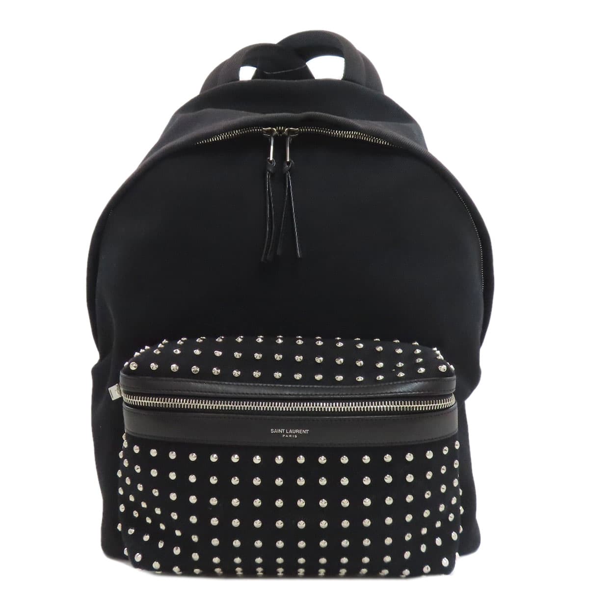 Saint Laurent Studded Backpack Daypack Canvas Ladies [Used] [SAINT LAURENT]