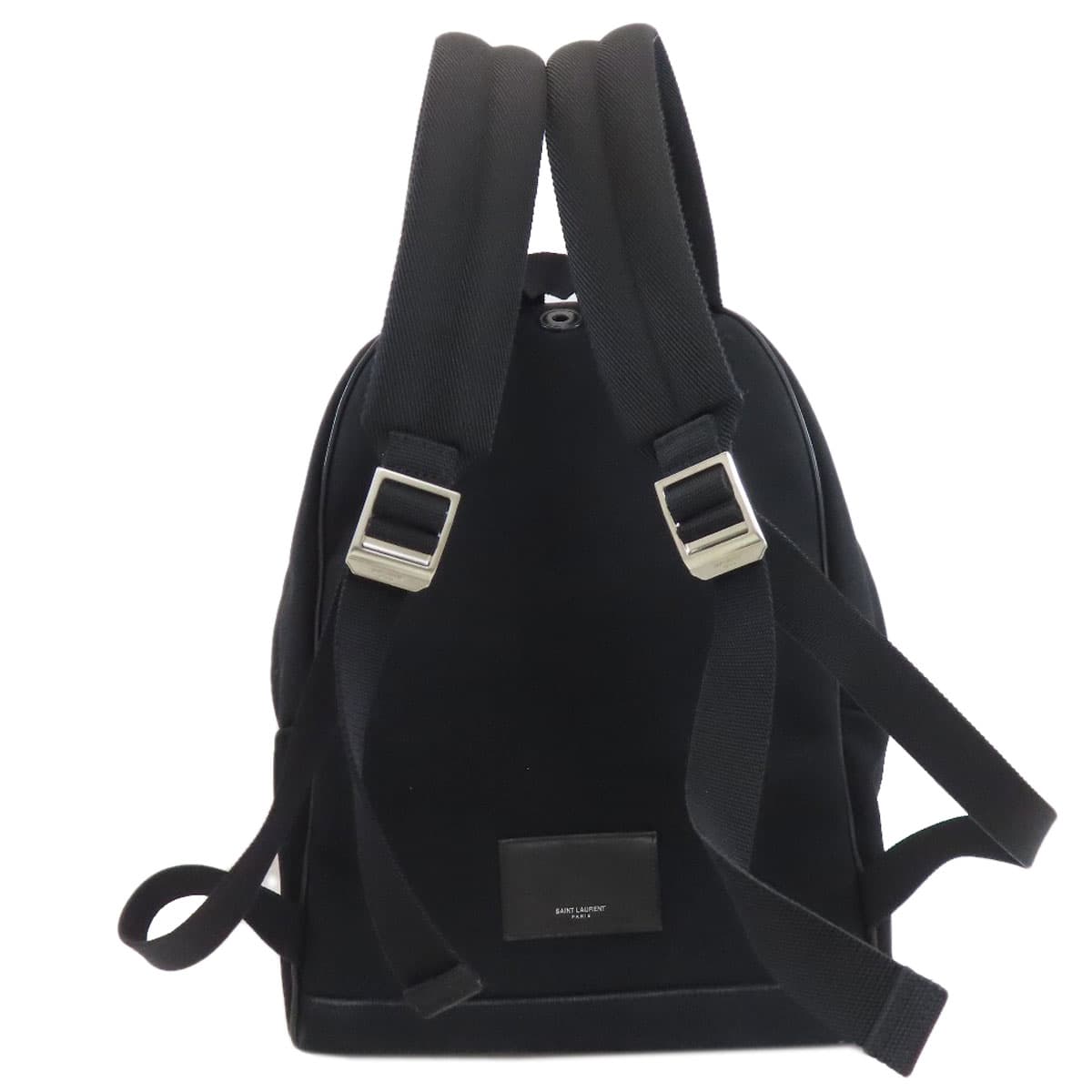 Saint Laurent Studded Backpack Daypack Canvas Ladies [Used] [SAINT LAURENT] 2