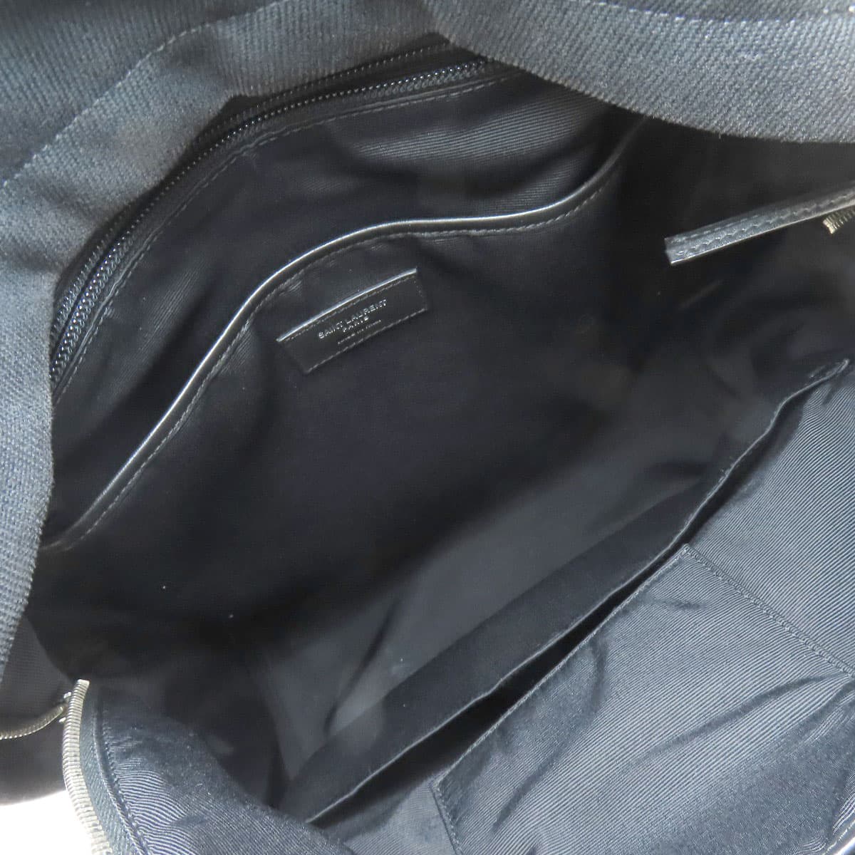 Saint Laurent Studded Backpack Daypack Canvas Ladies [Used] [SAINT LAURENT] 5