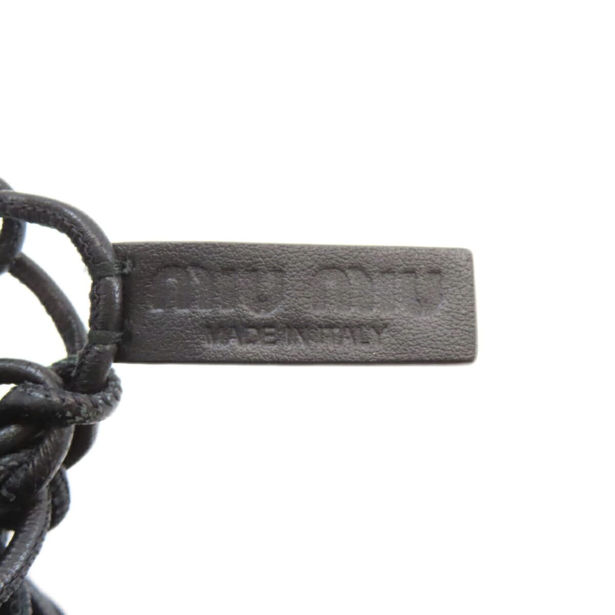 Miu Miu Braided Bag Tote Bag Calf Leather Ladies [Used] [MIUMIU] 6