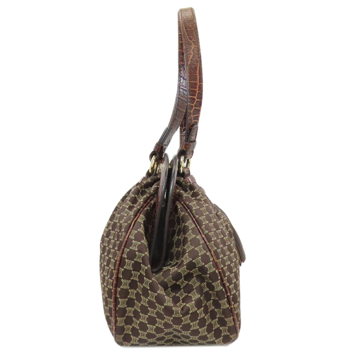 Celine Macadam Pattern Fringe Handbag Canvas Ladies [Used] [CELINE] 3