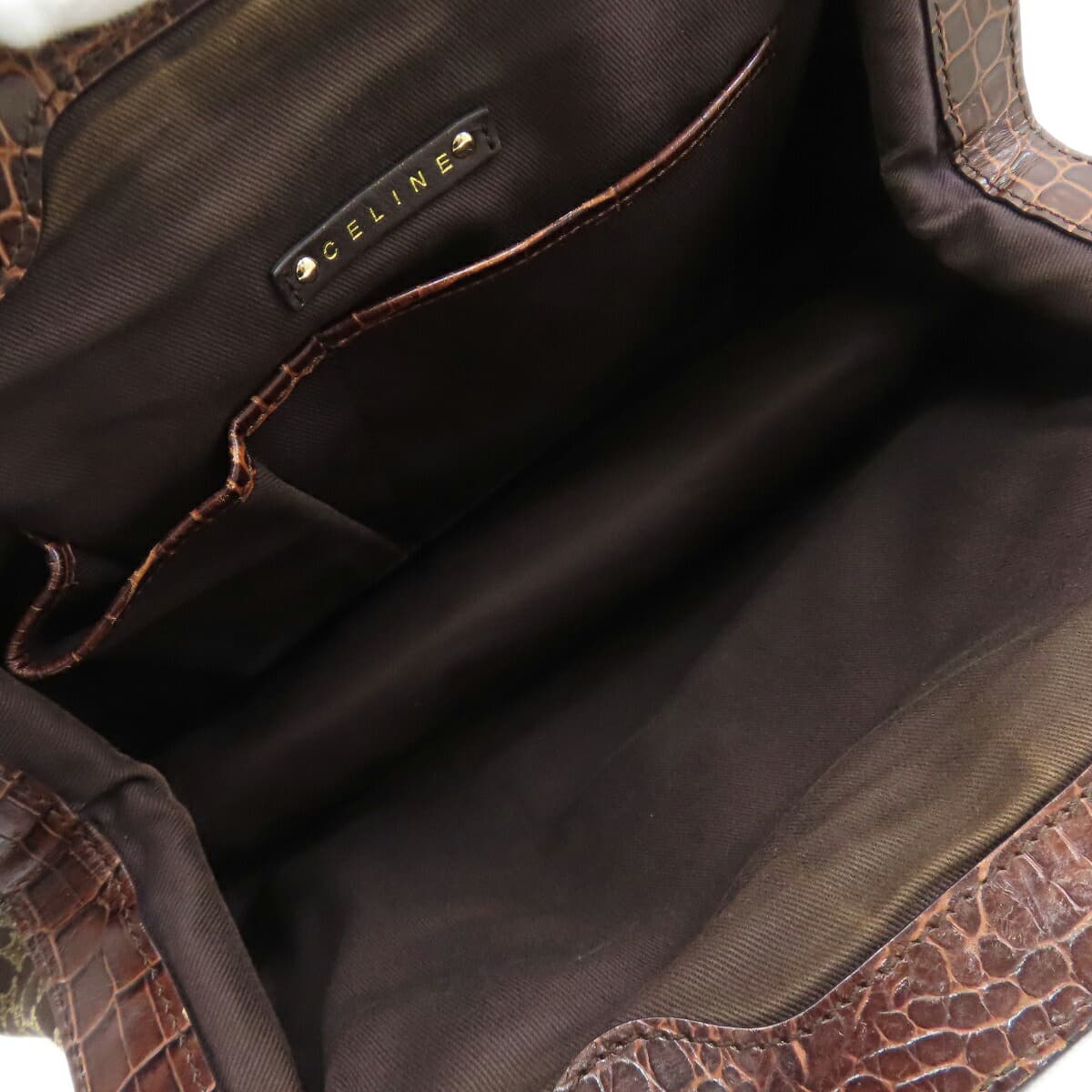 Celine Macadam Pattern Fringe Handbag Canvas Ladies [Used] [CELINE] 5