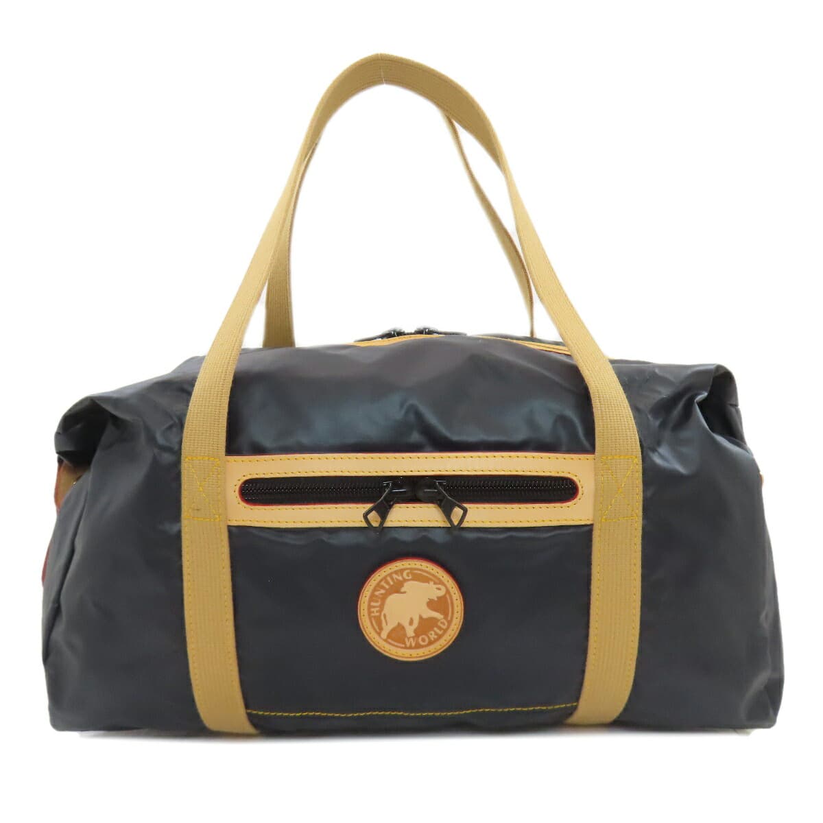 Hunting World logo handbag, nylon material, women's [used] [HUNTING WORLD]