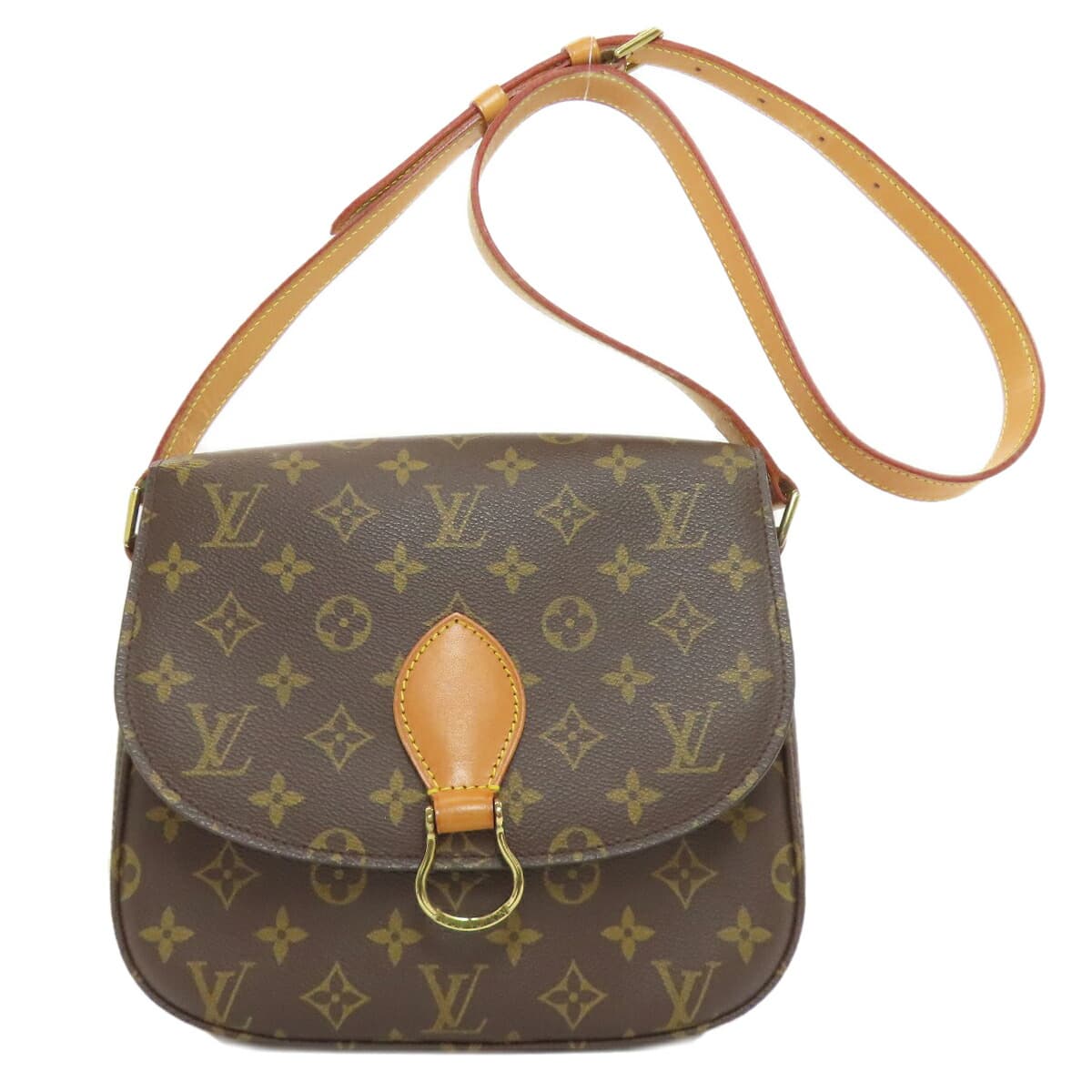Louis Vuitton M51242 Saint Cloud Shoulder Bag Monogram Canvas Ladies [Used] [LOUIS VUITTON] M51242