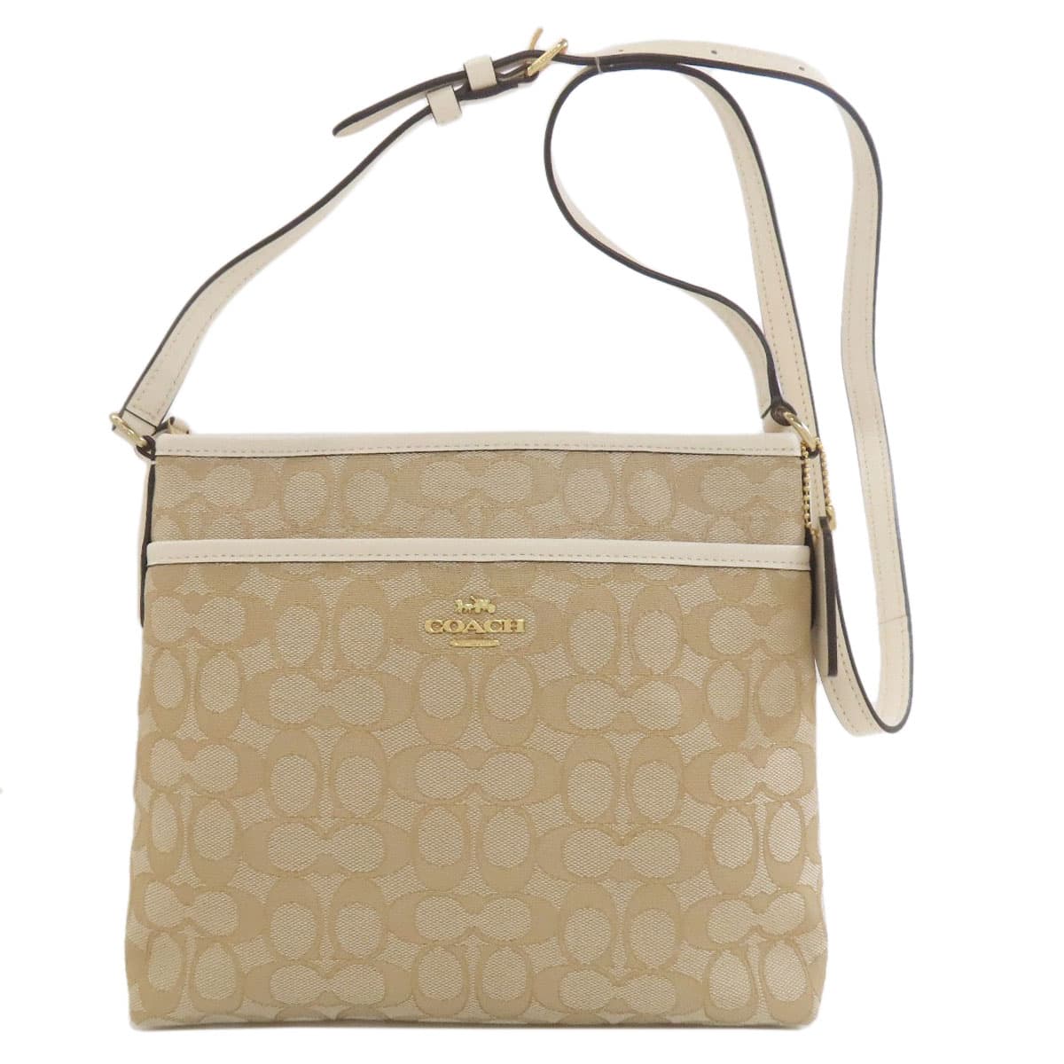 Coach F29960 Signature Long Shoulder Shoulder Bag Canvas/Leather Women's [Used] [COACH] F29960