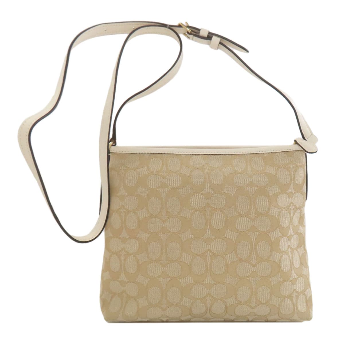 Coach F29960 Signature Long Shoulder Shoulder Bag Canvas/Leather Women's [Used] [COACH] F29960 2