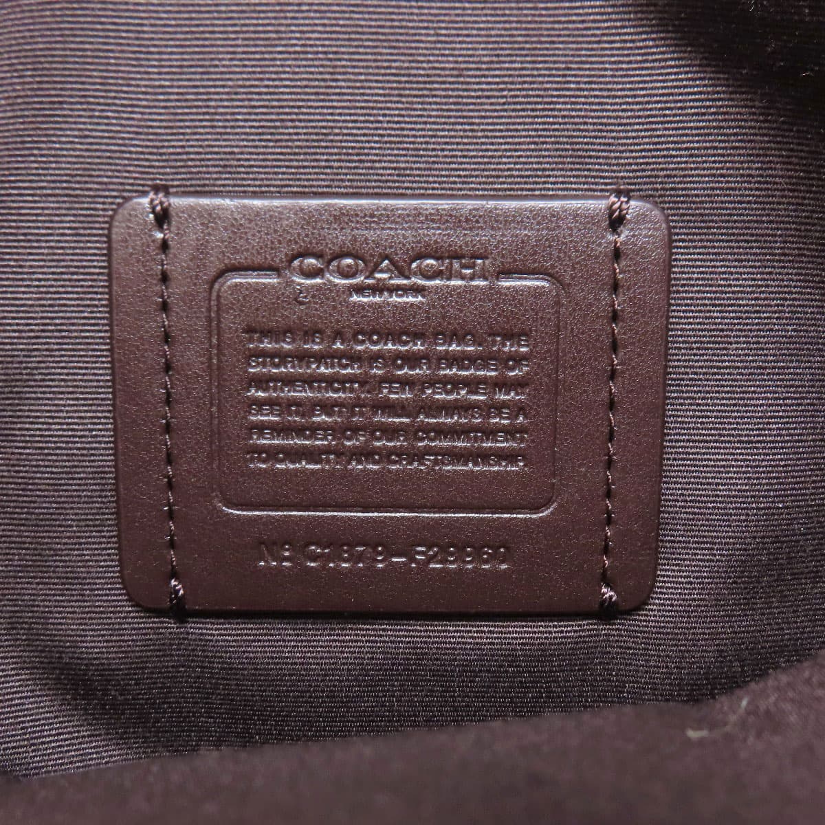 Coach F29960 Signature Long Shoulder Shoulder Bag Canvas/Leather Women's [Used] [COACH] F29960 6