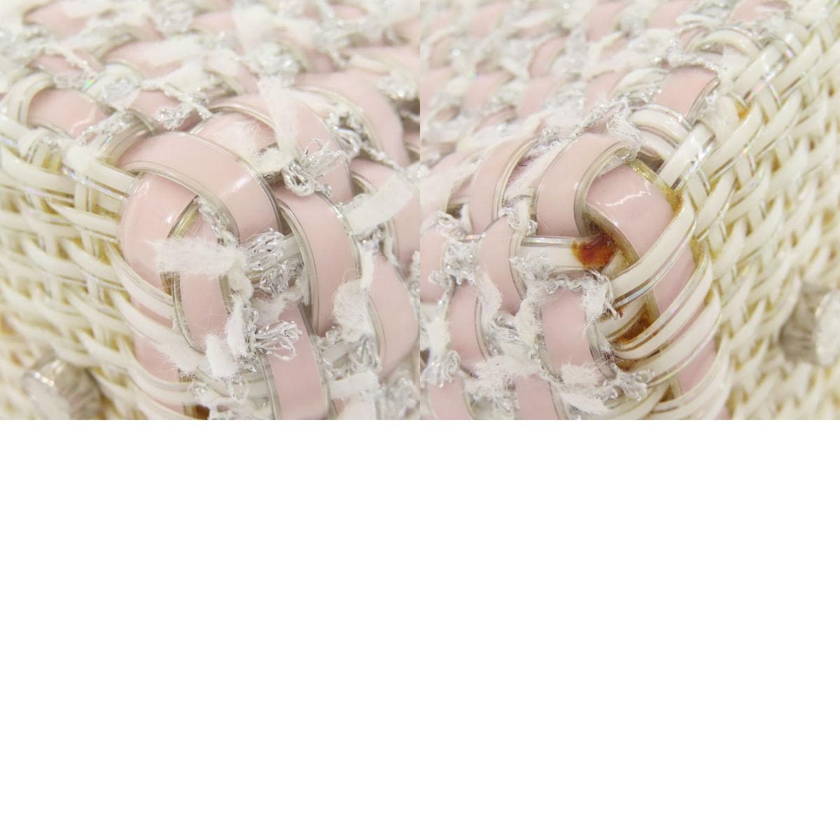 Anteprima Wire Bag Intreccio Tweed Shoulder Bag PVC Ladies [Used] [ANTEPRIMA] 10