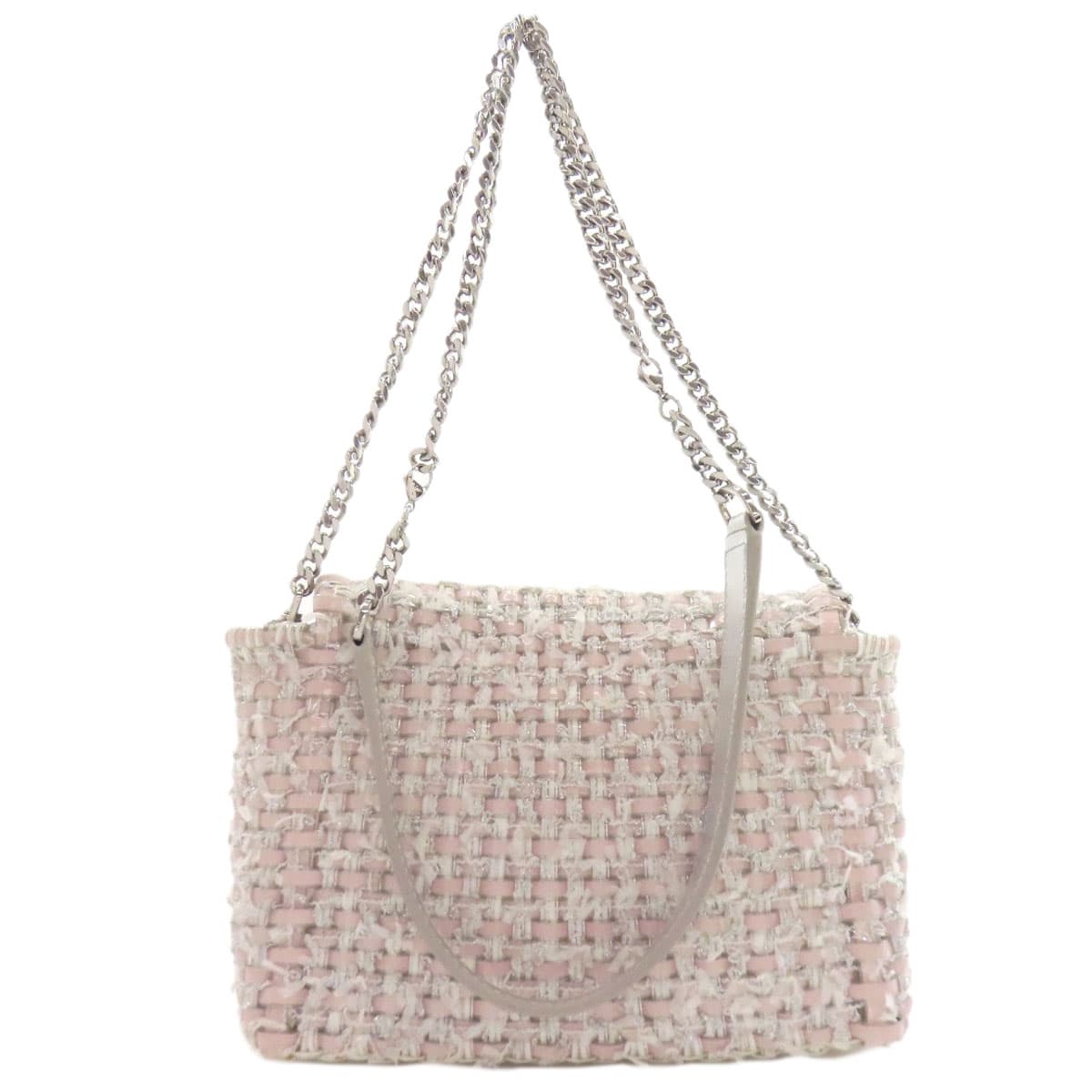 Anteprima Wire Bag Intreccio Tweed Shoulder Bag PVC Ladies [Used] [ANTEPRIMA] 2