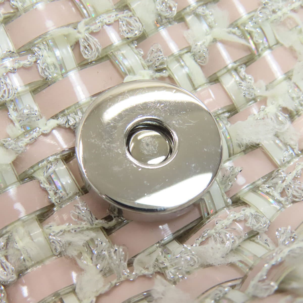 Anteprima Wire Bag Intreccio Tweed Shoulder Bag PVC Ladies [Used] [ANTEPRIMA] 6