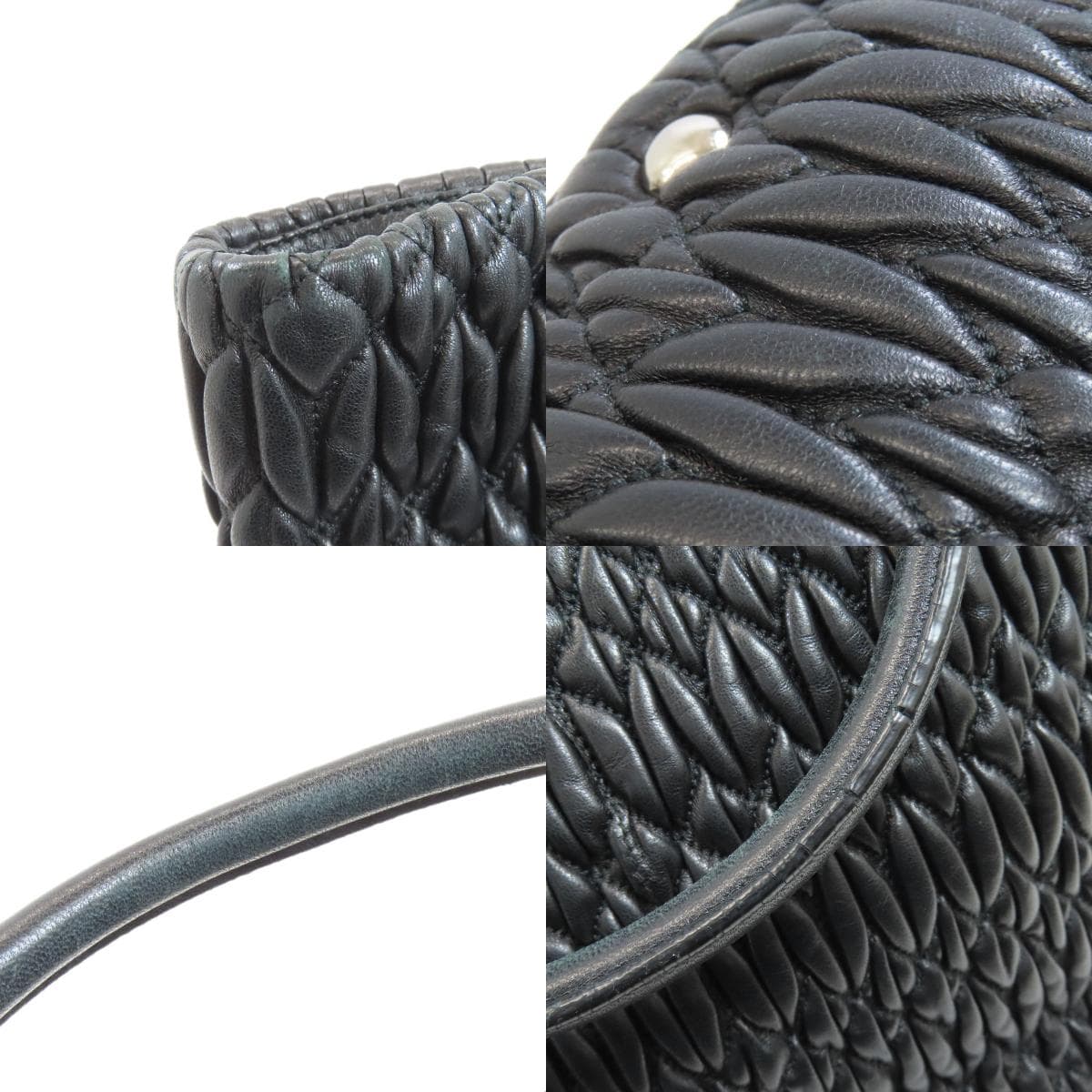 Miu Miu Matelassé 2WAY Handbag Calf Women's [Used] [MIUMIU] 8