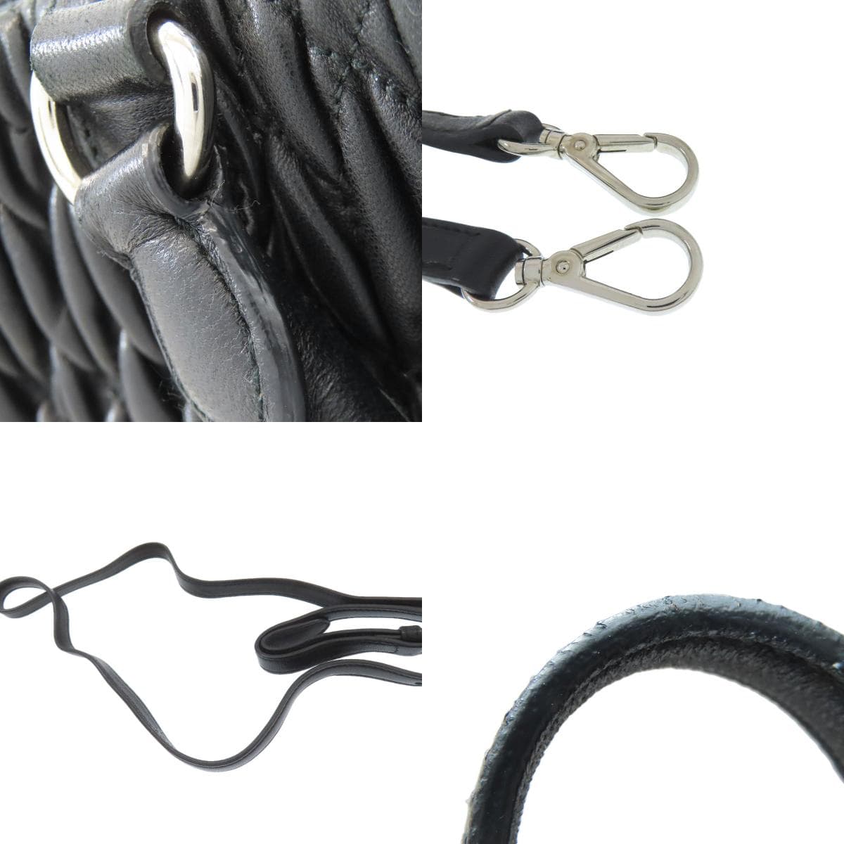 Miu Miu Matelassé 2WAY Handbag Calf Women's [Used] [MIUMIU] 9