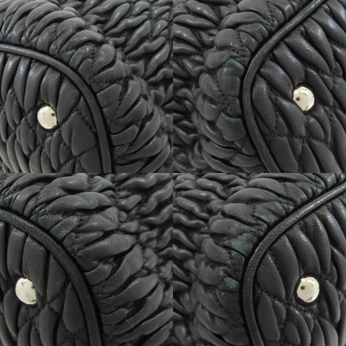 Miu Miu Matelassé 2WAY Handbag Calf Women's [Used] [MIUMIU] 10