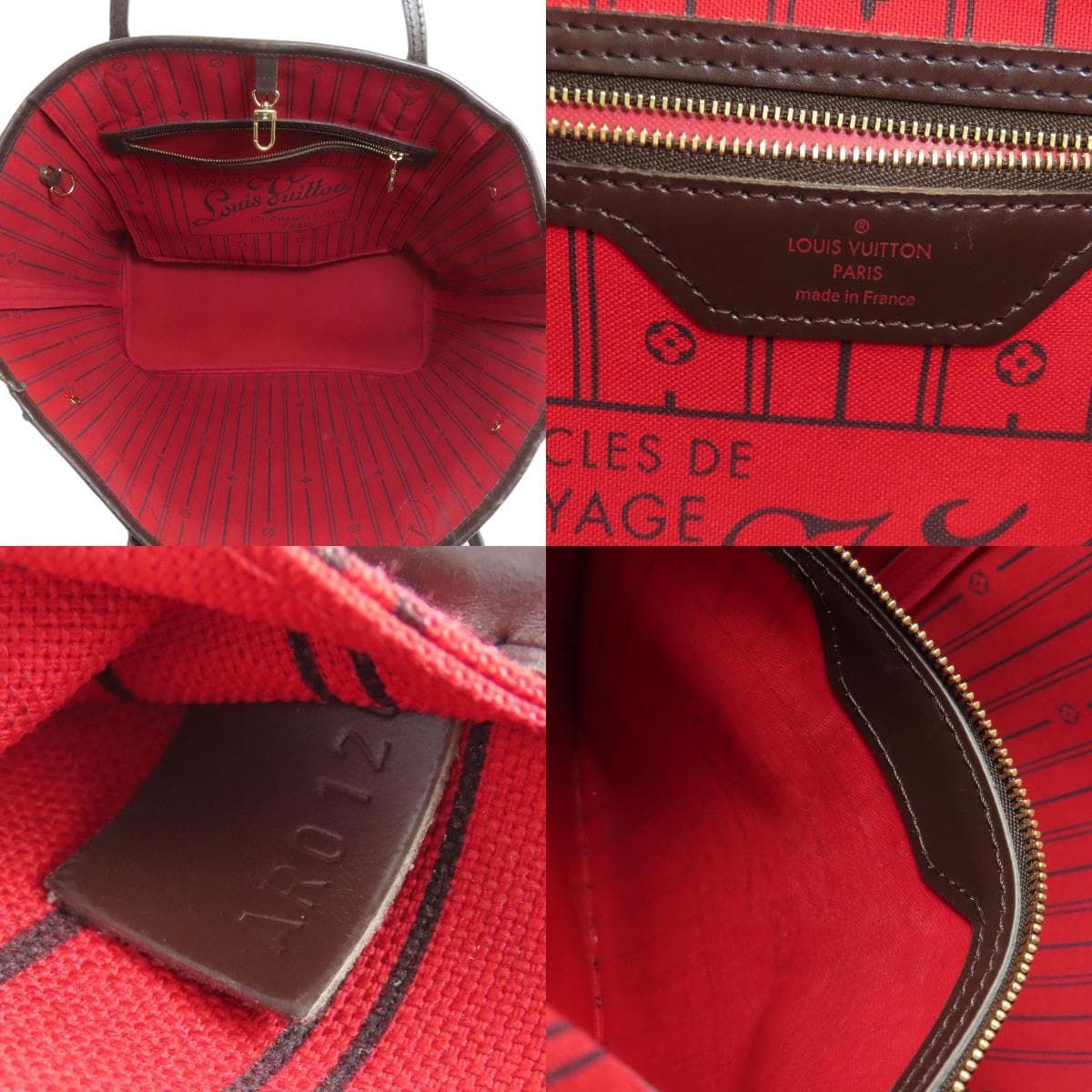 Louis Vuitton N51105 Neverfull MM Tote Bag Damier Canvas Ladies [Used] [LOUIS VUITTON] N51105 5