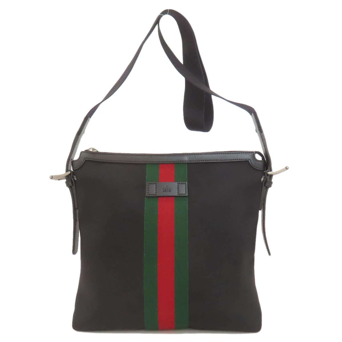 Gucci 631199 Outlet Sherry Line Long Shoulder Shoulder Bag Nylon Canvas Ladies [Used] [GUCCI] 631199