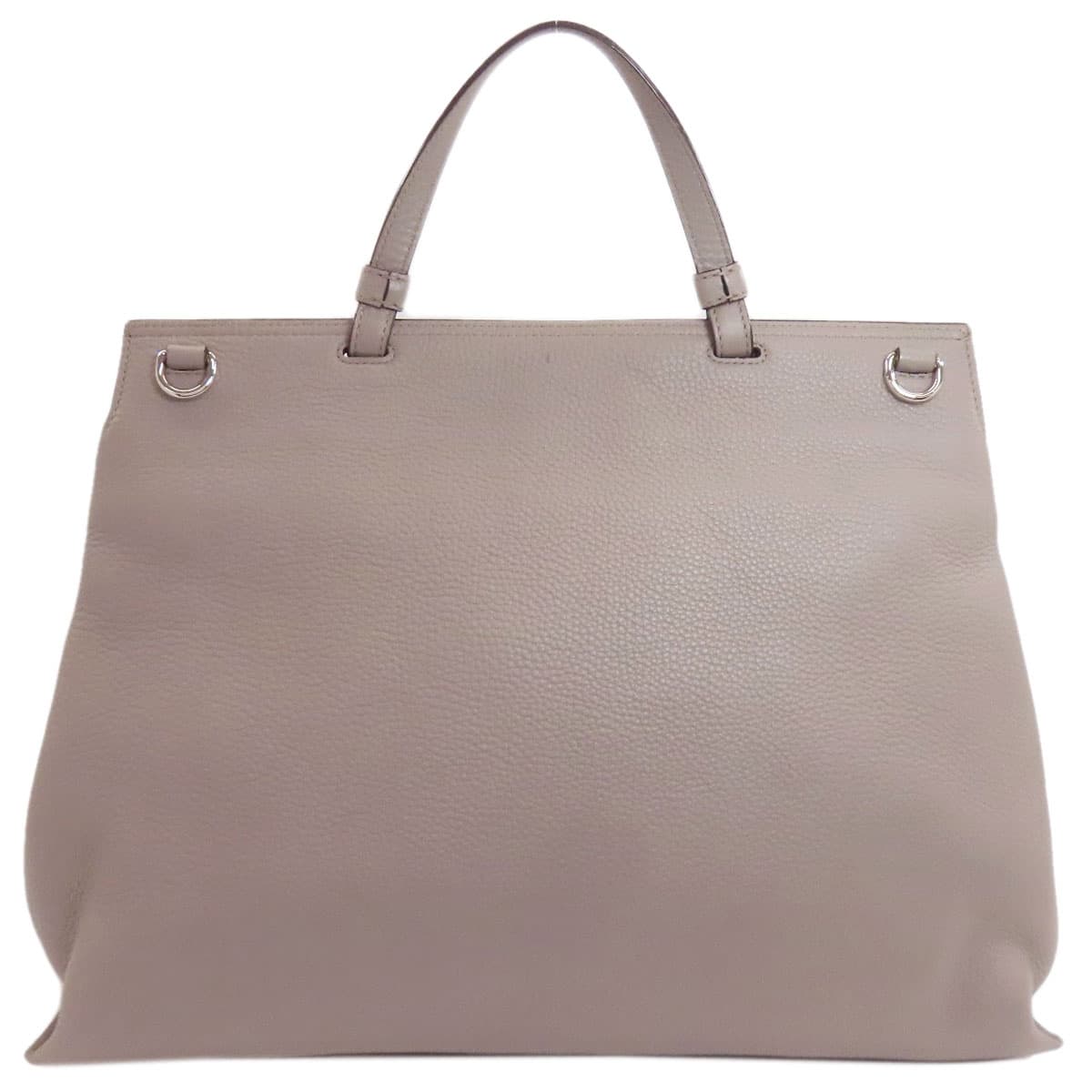 Gucci 370830 Bamboo Daily 2WAY Handbag Leather Ladies [Used] [GUCCI] 370830 2