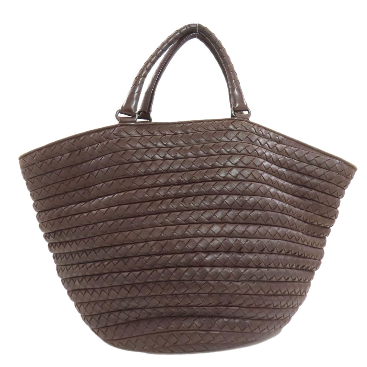 Bottega Veneta Intrecciato Handbag Calf Leather for Women [Used] [BOTTEGA VENETA] 2