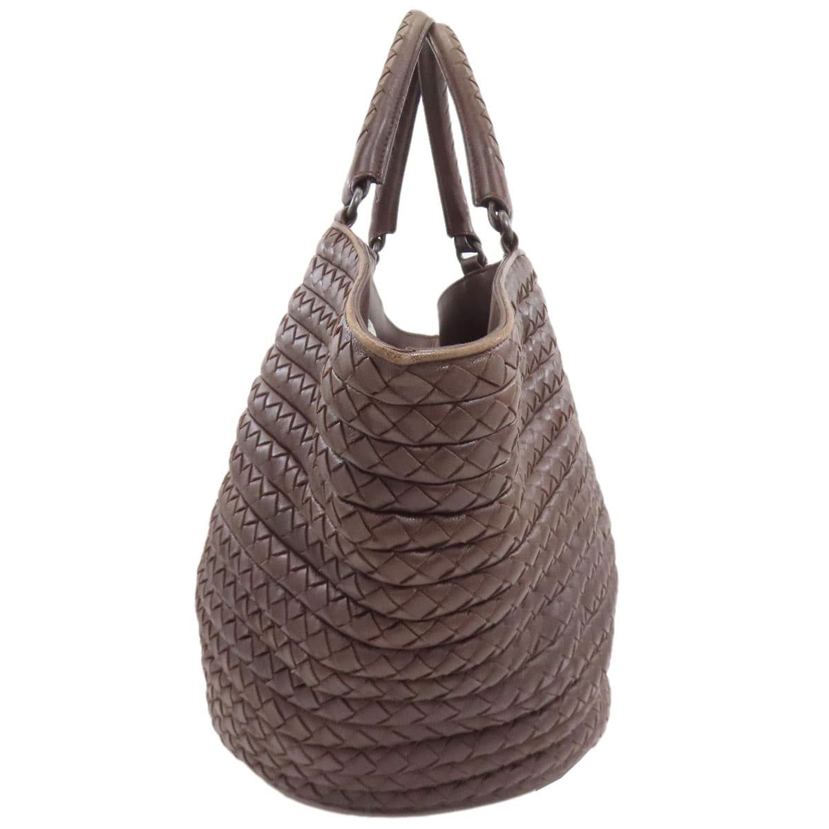 Bottega Veneta Intrecciato Handbag Calf Leather for Women [Used] [BOTTEGA VENETA] 3