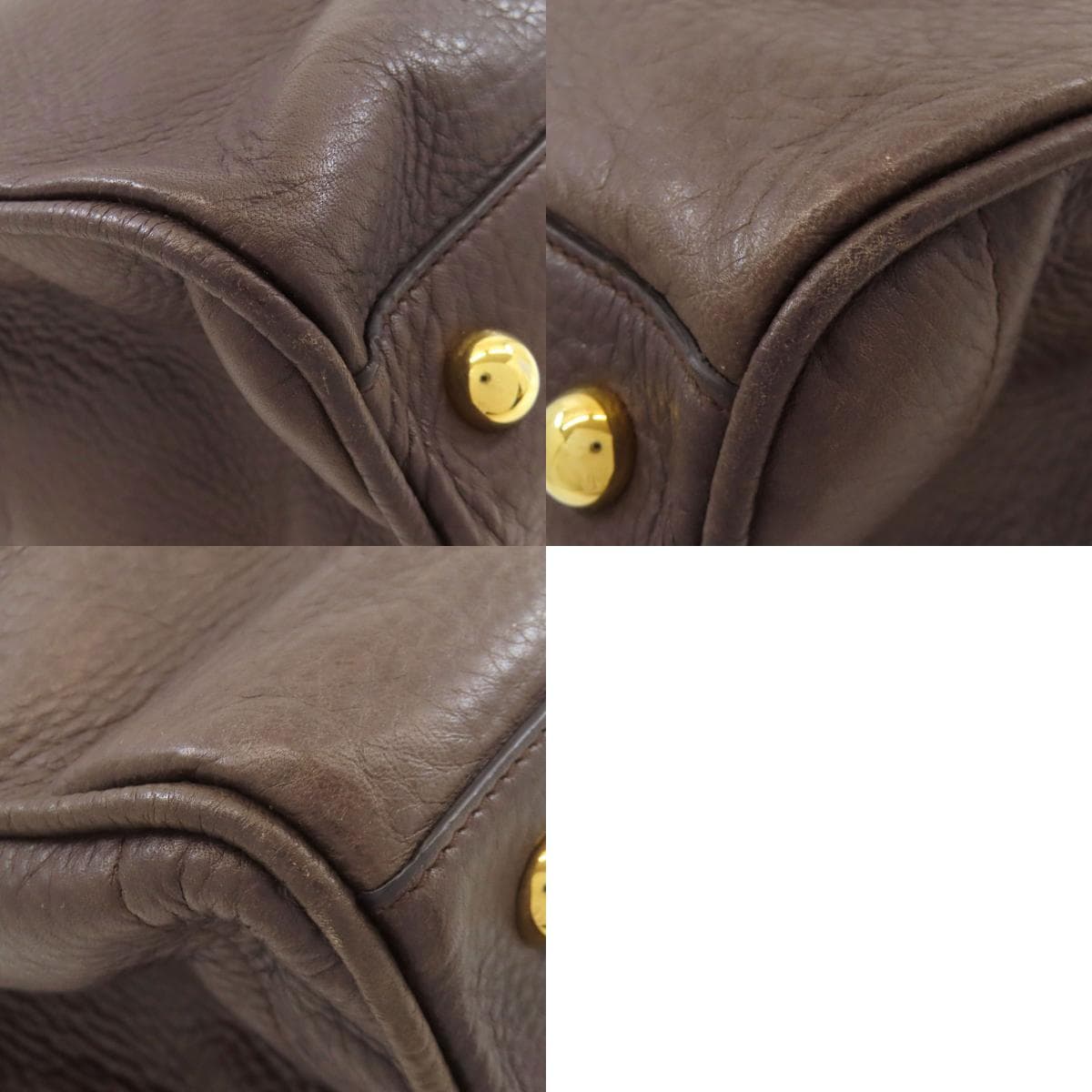 Loewe Logo Tote Bag Leather Women's [Used] [LOEWE] 10