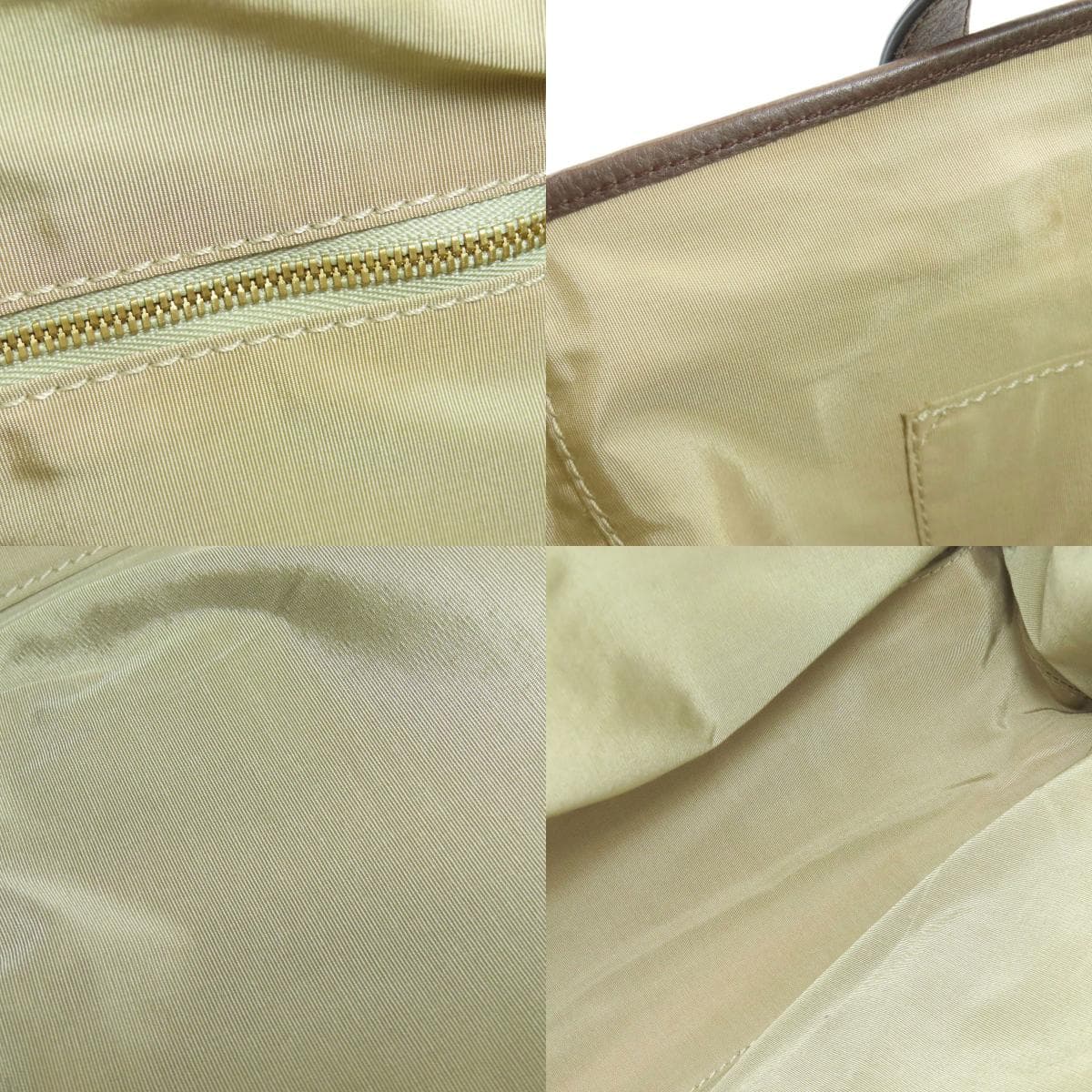 Loewe Logo Tote Bag Leather Women's [Used] [LOEWE] 6