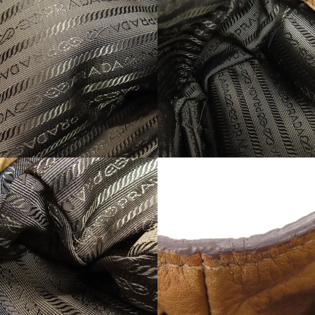 Prada BN2579 2WAY Handbag Leather Ladies [Used] [PRADA] BN2579 7