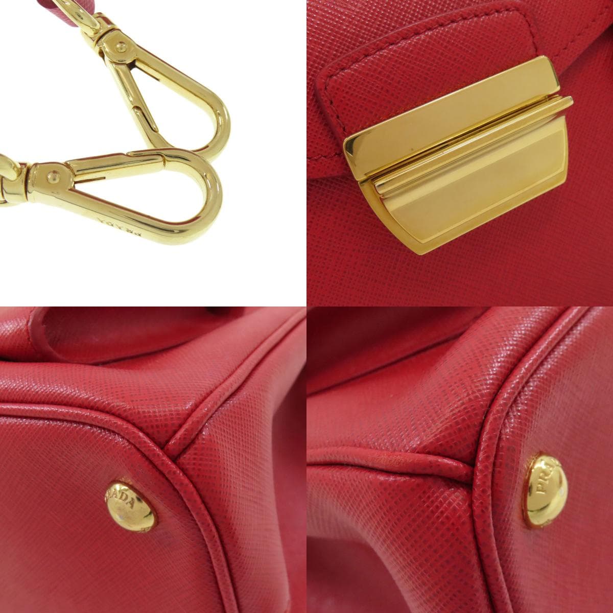 Prada 1BA256 2WAY Handbag Saffiano Ladies 【Used】【PRADA】 1BA256 9