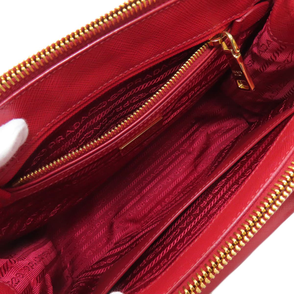 Prada 1BA256 2WAY Handbag Saffiano Ladies 【Used】【PRADA】 1BA256 5