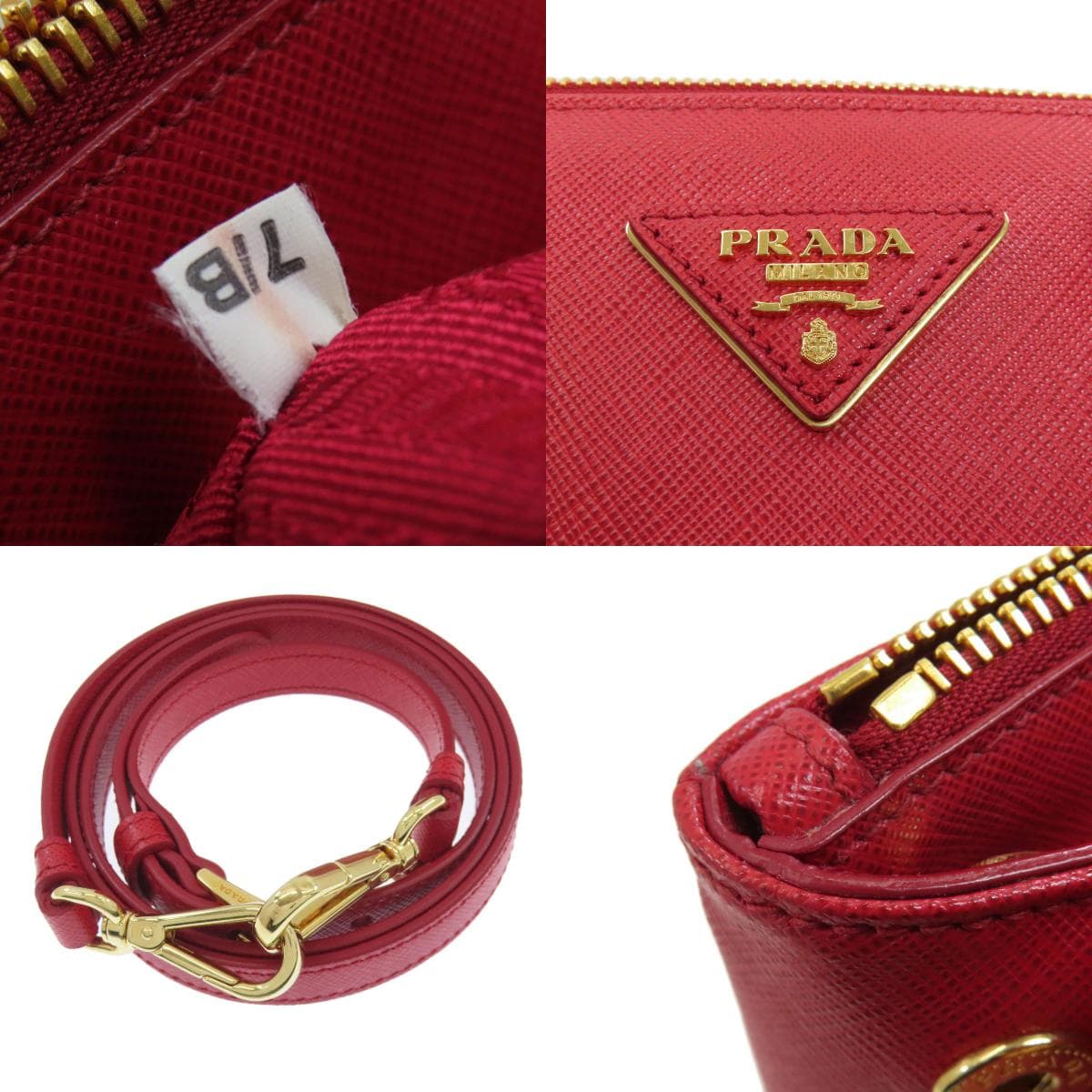 Prada 1BA256 2WAY Handbag Saffiano Ladies 【Used】【PRADA】 1BA256 7