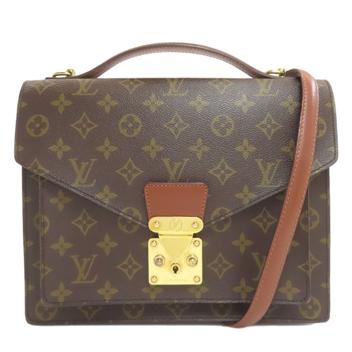 Louis Vuitton M51185 Montsouris 28 Handbag Monogram Canvas Ladies [Used] [LOUIS VUITTON] M51185