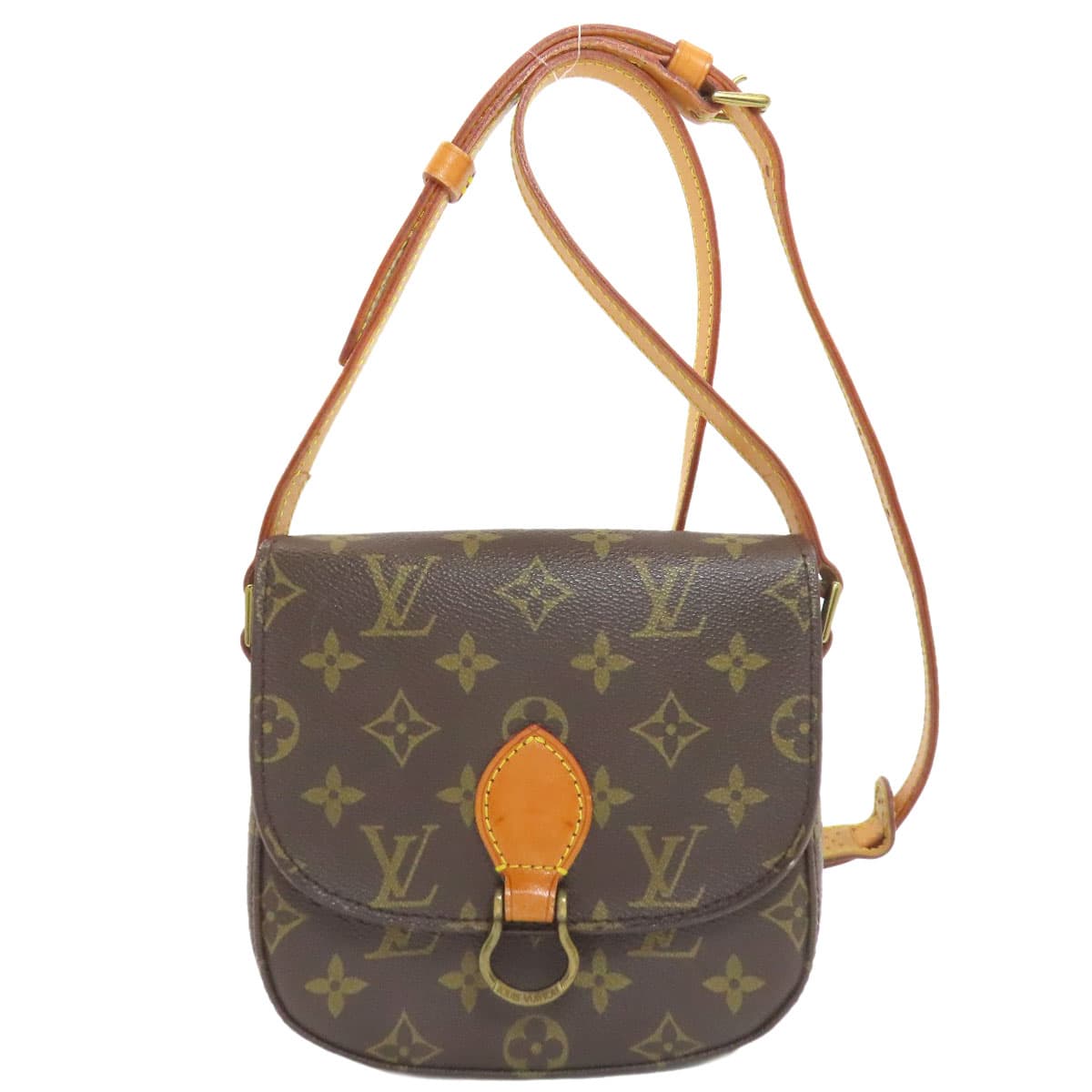 Louis Vuitton M51244 Mini Sac Plat Shoulder Bag Monogram Canvas Ladies [Used] [LOUIS VUITTON] M51244