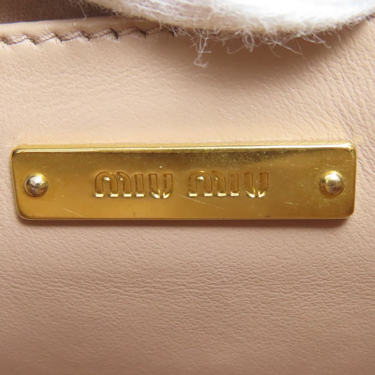 Miu Miu Chain Shoulder Shoulder Bag Calf Women's [Used] [MIUMIU] 6