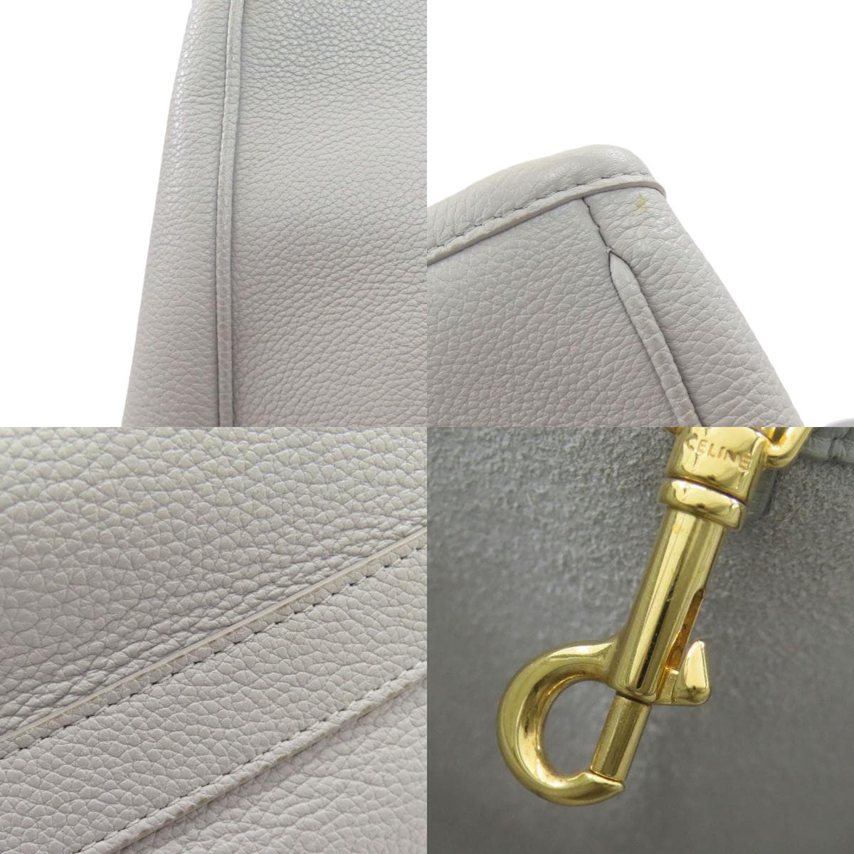 Celine Folded Cabas 2WAY Handbag Calf Leather Women's [Used] [CELINE] 8