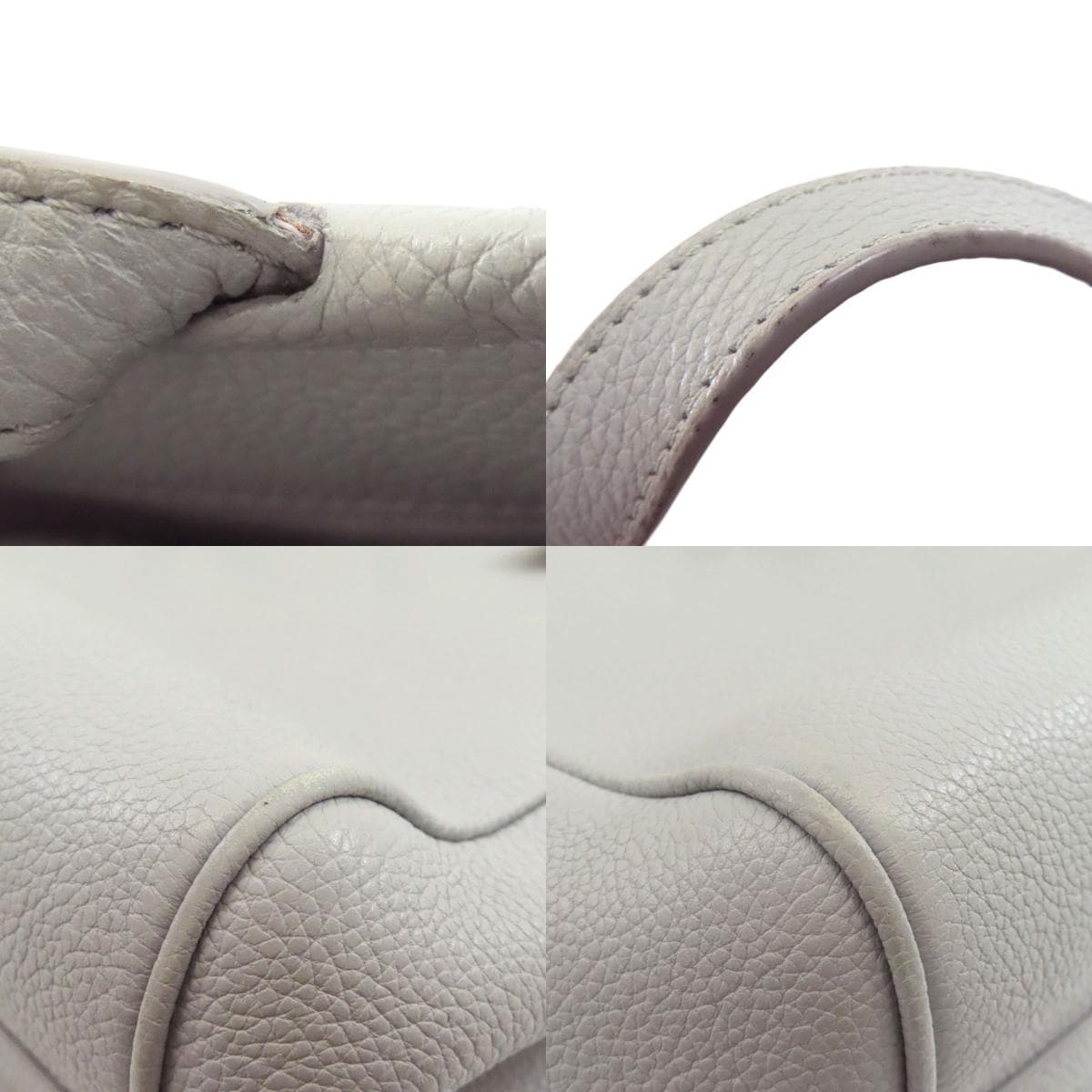 Celine Folded Cabas 2WAY Handbag Calf Leather Women's [Used] [CELINE] 9