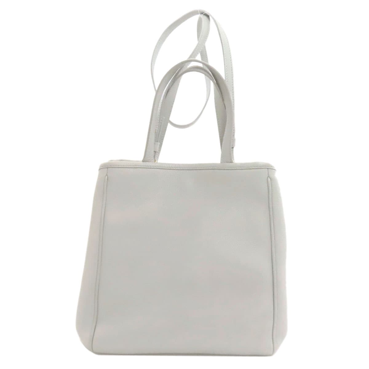 Celine Folded Cabas 2WAY Handbag Calf Leather Women's [Used] [CELINE] 2